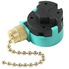 Load image into Gallery viewer, Ceiling Fan Replacement Parts Zing Ear ZE-268S6, Ceiling Fan Switch 3 Speed 4 Wire Pull Chain Cord Switch Speed Control Compatible with Hunter