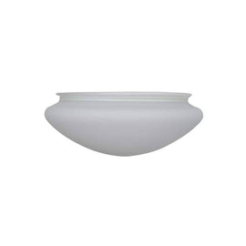 Hugger 52 in. White Ceiling Fan Opal Frosted Replacement Glass
