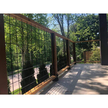 Load image into Gallery viewer, 36 in. x 72 in. Wild Hog Black Metal Railing Panel (5-Pack) 36WHB5PK