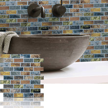 Load image into Gallery viewer, Art3d 10-Piece Peel &amp; Stick Kitchen/Bathroom Backsplash Sticker, 12" x 12" Faux Ceramic Tile Design