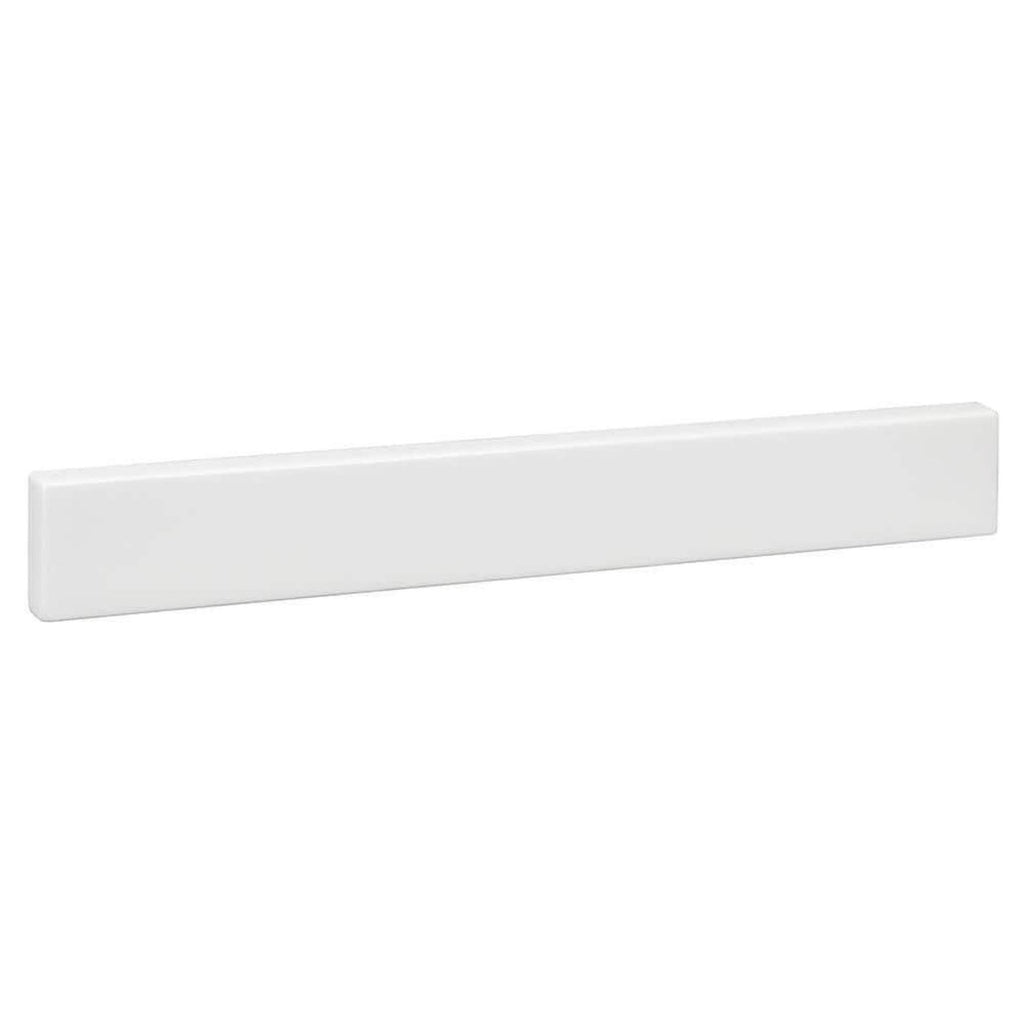 18 - 1/2 in. Cultured Marble Backsplash in White