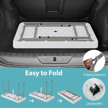 Load image into Gallery viewer, Costway 4 Foot Ice Cooler Folding Table Outdoor Portable Ice Bin Table with Large Sink
