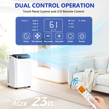 Load image into Gallery viewer, Fosawd 12000 BTU Portable Air Conditioner Cools up to 500 Sq. Ft, 3 - in - 1 AC, Dehumidifier, Fan