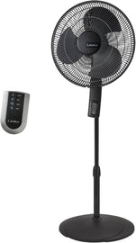 Lasko Oscillating Pedestal Fan, Thermostat, Adjustable Height, Remote Control, Timer, 4 Speeds, for Bedroom, Living Room, Office & Dorm, 16