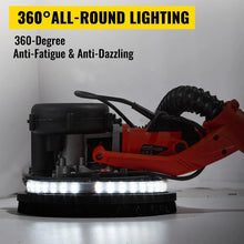 Load image into Gallery viewer, Drywall Sander 850W, Electric Drywall Sander, Electric Sander, with LED Strip Light and Vacuum Bag, Variable Speed 800 - 1750 RPM, Foldable Sheetrock