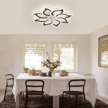 Load image into Gallery viewer, Garwarm Dimmable Ceiling Fan with Light and Remote Control, 27" Small Flush Mounted Ceiling Fan