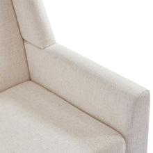 Load image into Gallery viewer, HUIMO Accent Chair, Button Tufted Upholstered Living Room Chairs, Mid Century Modern Comfy Reading Chairs for Bedroom, Living Room, Beige