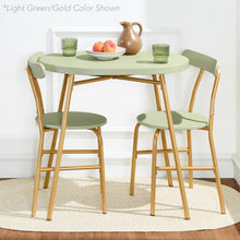 Load image into Gallery viewer, Best Choice Products 3 Piece Modern Oval Dining Table Set, Small Kitchen Dinette W/ 2 Chairs Black/Black