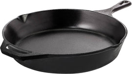 Utopia Kitchen - Saute Fry Pan - Chefs Pan, Pre - Seasoned Cast Iron Skillet - Nonstick Frying Pan 10.25 inch - Safe Grill Cookware for Indoor &