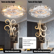 Load image into Gallery viewer, Industrial Cage Ceiling Fan - Low - Profile 7 - Blade Fan with Remote &amp; Light - Modern Rustic Cooling for Small Spaces