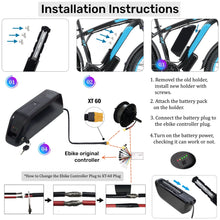 Load image into Gallery viewer, 48V 20AH Ebike Battery 48V Lithium Battery 48V Battery with Charger for 750W - 1500W Adult Electric Bike Tricycle