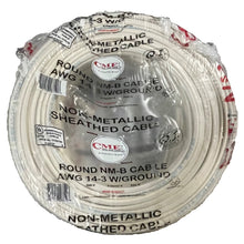 Load image into Gallery viewer, CME Wire &amp; Cable 14/3 + Ground Copper Building Wire, NM - B Cable, 250 - Feet