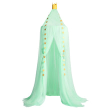 Load image into Gallery viewer, EQWLJWE Kids Bed Canopy - Play Tent with Dome Hanging from Ceiling for Girls Boys Room - Reading Nook Princess Castle - Girl Bedroom Decor - Mosquito Net on Crib Beds - Bedroom Nursery Baby Corner