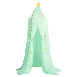 EQWLJWE Kids Bed Canopy - Play Tent with Dome Hanging from Ceiling for Girls Boys Room - Reading Nook Princess Castle - Girl Bedroom Decor - Mosquito Net on Crib Beds - Bedroom Nursery Baby Corner