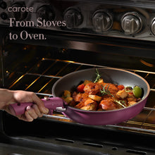 Load image into Gallery viewer, Carote 20 Pcs Nonstick Cookware Sets, Pots and Pans Set with Detachable Handles, Oven Safe, Induction Cookware, Stackable Kitchen Cooking Set, Ultra
