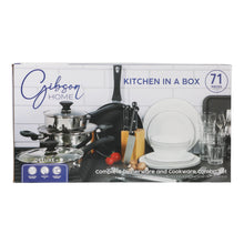 Load image into Gallery viewer, Gibson Home 71 Piece Stainless Steel Silver Cookware Combo Set