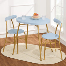Load image into Gallery viewer, Best Choice Products 3 Piece Modern Oval Dining Table Set, Small Kitchen Dinette W/ 2 Chairs Black/Black
