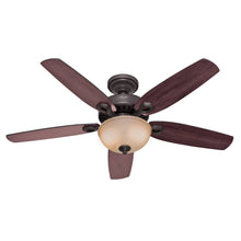 Load image into Gallery viewer, Hunter Builder Deluxe 52" Ceiling Fan New Bronze 53091