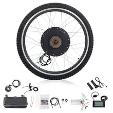 Load image into Gallery viewer, Ktaxon 48V 1000W Electric Bicycle Motor Kit, 26" Front Wheel E - Bike Conversion Kit W/ LCD Display (without Battery)