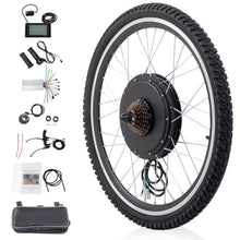 Load image into Gallery viewer, Ktaxon 48V 1000W Electric Bicycle Motor Kit, 26" Front Wheel E - Bike Conversion Kit W/ LCD Display (without Battery)