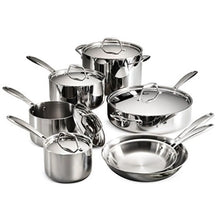 Load image into Gallery viewer, Tramontina Stainless Steel 12pc Cookware Set
