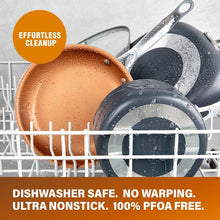 Load image into Gallery viewer, 20-Piece Aluminum Ti - Ceramic Nonstick Cookware and Bakeware Set in Graphite