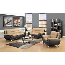 Load image into Gallery viewer, 3 Piece Living Room Sofa Set with Upholstered Seating and Modern Design