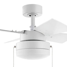 Load image into Gallery viewer, Hampton Bay YG922B - MWH Metarie II 24 in. Indoor Matte White Ceiling Fan with Light