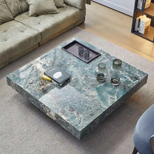 Load image into Gallery viewer, JASIWAY Elegant Sintered Stone Square Coffee Table