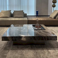 Load image into Gallery viewer, JASIWAY Elegant Sintered Stone Square Coffee Table