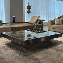 Load image into Gallery viewer, JASIWAY Elegant Sintered Stone Square Coffee Table