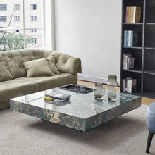 Load image into Gallery viewer, JASIWAY Elegant Sintered Stone Square Coffee Table