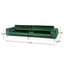 Load image into Gallery viewer, Christopher Knight Home Croydon Modern Glam Velvet Sofa for 4