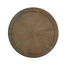 Load image into Gallery viewer, Caelum 7-Piece Round Dining Set with White Fabric Upholstery by The Gray Barn