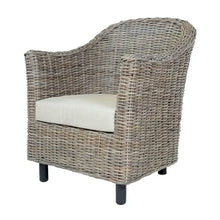 Load image into Gallery viewer, Furniture of America Lali Rustic Kubu Rattan Wicker Lounge Chair