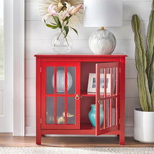 Load image into Gallery viewer, Portland 2 - Door Glass Cabinet by Simple Living