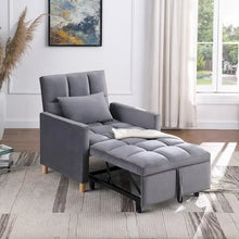 Load image into Gallery viewer, Versatile Sleeper Chair with Removable Pillow