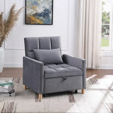 Load image into Gallery viewer, Versatile Sleeper Chair with Removable Pillow