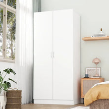 Load image into Gallery viewer, 5-Shelf Wardrobe Cabinet with Double Doors, Home Storage Organizer