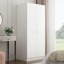 Load image into Gallery viewer, 5-Shelf Wardrobe Cabinet with Double Doors, Home Storage Organizer