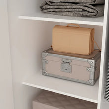 Load image into Gallery viewer, 5-Shelf Wardrobe Cabinet with Double Doors, Home Storage Organizer