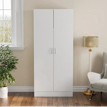 Load image into Gallery viewer, Freestanding 2 - Door Bedroom Armoire with Hanging Rod