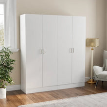 Load image into Gallery viewer, Freestanding 2 - Door Bedroom Armoire with Hanging Rod