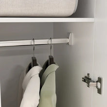Load image into Gallery viewer, Freestanding 2 - Door Bedroom Armoire with Hanging Rod
