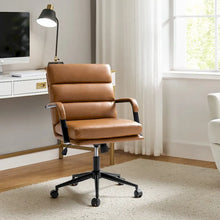 Load image into Gallery viewer, Joseph Contemporary Faux Leather Task Chair with Tilt Lock and Center Tilt by HULALA HOME
