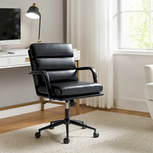 Load image into Gallery viewer, Joseph Contemporary Faux Leather Task Chair with Tilt Lock and Center Tilt by HULALA HOME