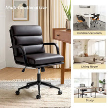 Load image into Gallery viewer, Joseph Contemporary Faux Leather Task Chair with Tilt Lock and Center Tilt by HULALA HOME