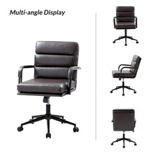 Load image into Gallery viewer, Joseph Contemporary Faux Leather Task Chair with Tilt Lock and Center Tilt by HULALA HOME