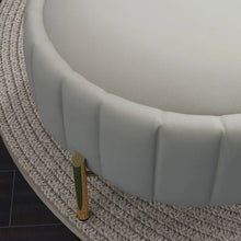 Load image into Gallery viewer, SEYNAR Modern Velvet Tufted Swivel Club Chair and Ottoman Set