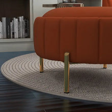 Load image into Gallery viewer, SEYNAR Modern Velvet Tufted Swivel Club Chair and Ottoman Set
